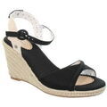 Chaussures escarpins Pepe jeans Compens&eacute;es ref_49239 Black Noir