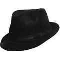 Chapeaux sur Grenoble : Chapeau Chapeau-Tendance Chapeau trilby aspect daim T57