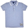 Polo enfant Guess Polo gar&ccedil;on applications en contraste L92P08 Bleu Bleu
