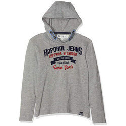 T-shirt enfant Kaporal T Shirt Gar&ccedil;on manches longues Capuche Barns gris Gris