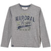 T-shirt enfant Kaporal T-Shirt Manches Longues Garcon Mower Gris