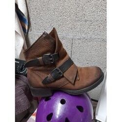 Boots Mjus Boots cuir marron