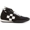 Baskets St&eacute;phane Kelian - Sneakers Cuir Feathers noir/blanc Noir