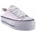 Chaussures Bienve abx026 toile blanche pour femme