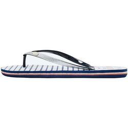 Tongs Pepe jeans Tongs femmes ref 52988 Rake Sailor Silver Argent&eacute;