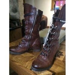Bottes Airstep / A.S.98 Bottes tout cuir, &eacute;tat neuf Marron