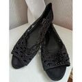 Ballerines Bata Ballerines noires &agrave; strass - P40 - Bata Noir