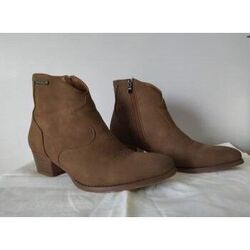 Bottines Kaporal Boots &agrave; petits talons Marron