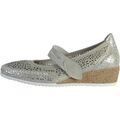 Chaussures escarpins Enza Nucci Escarpin D&eacute;tente Cuir Gris Grenoble