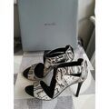 Chaussures &agrave; talons femme sur Grenoble : Chaussures escarpins Maison Minelli Chaussures motifs imitation l&eacute;opard Multicolore