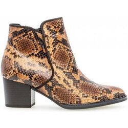 Bottines Gabor Bottines en cuir &agrave; talon fa&ccedil;on block Multicolore