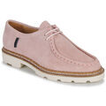 Chaussures plates femme sur Grenoble : Derbies Pellet MACHA Rose