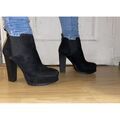 Bottes femme sur Grenoble : Bottines Guess Bottines Guess &agrave; talon Noir
