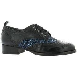 Derbies Ambiance Derby cuir paillet&eacute; Marine