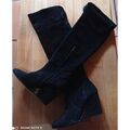 Bottes femme sur Grenoble : Cuissardes Texto Cuissardes velours noir