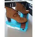 Bottines Fugitive Bottines carmel &agrave; lacets Marron