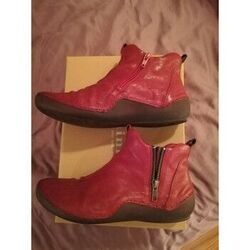 Bottines Think Boots rouge