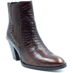 Bottines Reqin's Bottines Fox Cocco Vintage Marron -