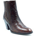 Bottines Reqin's Bottines Fox Cocco Vintage Marron -