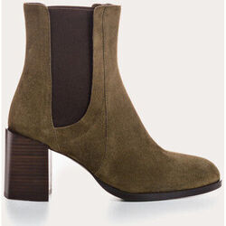 Bottines Reqin's Bottines Breeze Peau Kaki -