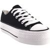 Chaussures Bienve abx026 toile noire pour femme