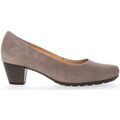 Chaussures escarpins Gabor Escarpins en cuir &agrave; talon bloc Beige