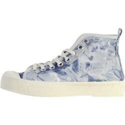 Baskets montantes Bensimon Basket &agrave; lacet Stella Tie Dye Bleu