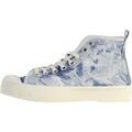 Baskets montantes Bensimon Basket &agrave; lacet Stella Tie Dye Bleu
