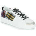 Baskets basses Desigual FANCY TARTAN Blanc Grenoble