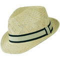 Chapeau Chapeau-Tendance Chapeau trilby paille KHYRYL T57