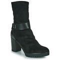 Bottes femme sur Grenoble : Bottines Otess / Zo&iuml; 12600-LICRA-ANIL-NOIR Noir