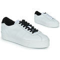 Baskets femme sur Grenoble : Baskets basses Superga WHITE BLACK