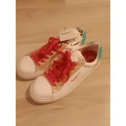 Baskets basses Pepe jeans Basket P&eacute;p&eacute; Jeans Blanc
