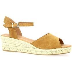 Espadrilles Pao Espadrille cuir velours whisky