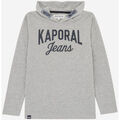 T-shirt enfant Kaporal Mikal Top &agrave; Manches Longues Gar&ccedil;on Gris Clair Gris