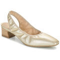 Chaussures &agrave; talons femme sur Grenoble : Chaussures escarpins Otess / Zo&iuml; 15430-ASTRA-PLATINO Dor&eacute;