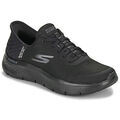Baskets basses Skechers HANDS FREE SLIP INS : GO WALK FLEX - GRAND ENTRY Noir