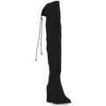 Bottes femme sur Grenoble : Bottes Laura Biagiotti MICRO BLACK