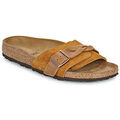 Mules femme sur Grenoble : Mules BIRKENSTOCK Oita LEVE Marron