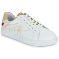 Baskets basses Bons baisers de Paname SIMONE GOLD FLOWERS
