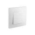 Electricit&eacute; sur Annecy : Interrupteur &agrave; encastrer caly blanc 1 pi&egrave;ce(s) double va-et-vient caly blanc &agrave; encastrer monobloc double va-et-vient 1 - debflex