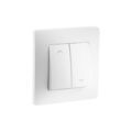 Electricit&eacute; sur Annecy : Interrupteur &agrave; encastrer caly blanc 1 pi&egrave;ce(s) commande volet roulant caly blanc &agrave; encastrer monobloc volets roulants 1 - debflex