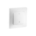 Electricit&eacute; sur Annecy : Interrupteur &agrave; encastrer caly blanc 1 pi&egrave;ce(s) interrupteur vmc caly blanc &agrave; encastrer monobloc vmc 1 - debflex