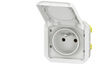 Prise de courant 16A 2P+T Legrand Plexo? blanche composable
