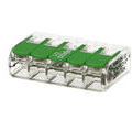 25 mini connecteur WAGO 5 entr&eacute;es pour fil souple ou rigide "Green Range"