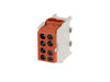 bis-electric Bornier marron enclipsable sur rail DIN pour c&acirc;ble Phase