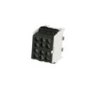Connexions et raccordements sur Seyssins : bis-electric Bornier noir enclipsable sur rail DIN pour c&acirc;ble Phase