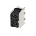 bis-electric Bornier noir enclipsable sur rail DIN pour c&acirc;ble Phase