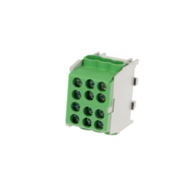bis-electric Bornier vert enclipsable sur rail DIN pour c&acirc;ble Terre