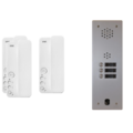 Kit interphone 1 rang&eacute;e avec 3 combin&eacute;s URMET Collectif